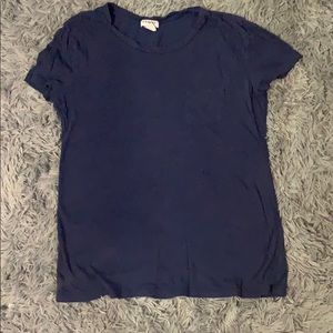 navy blue t-shirt